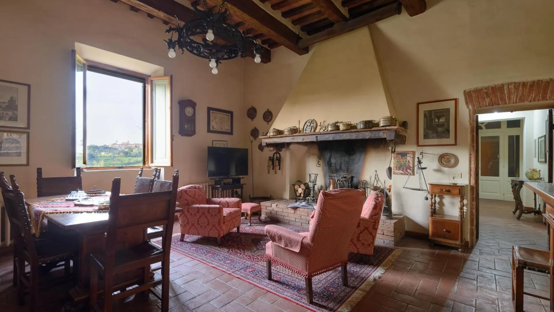 Vila Al Glicine Di Sant'Abondio Siena Itálie