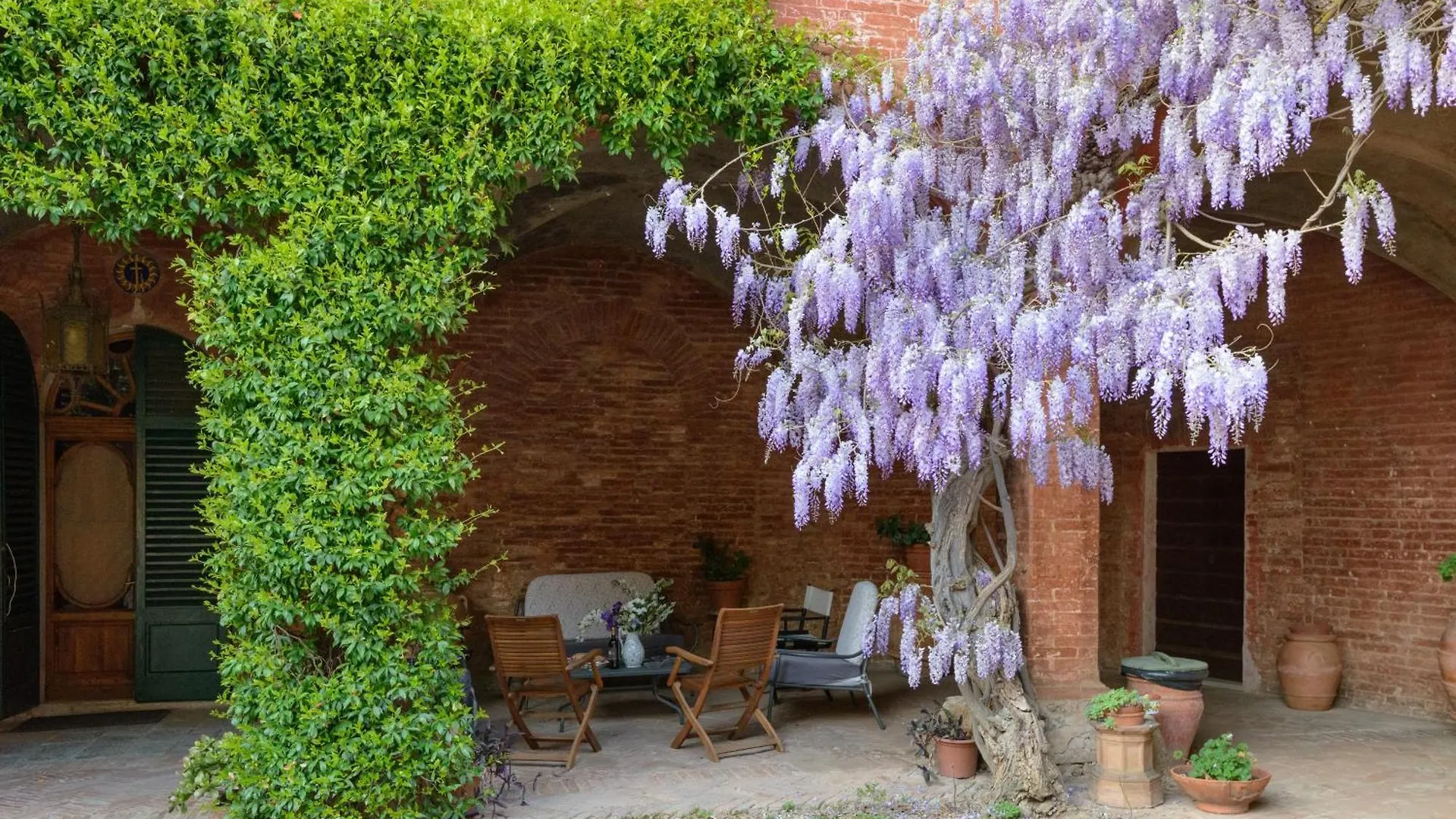 Vila Al Glicine Di Sant'Abondio Siena Itálie